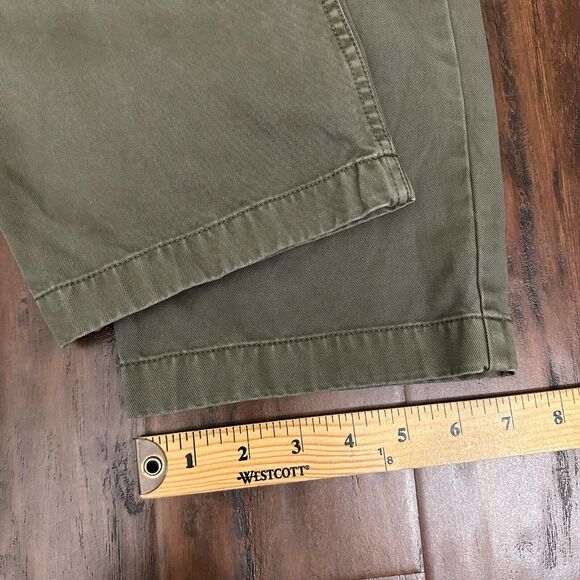 OUTERKNOWN Mens Paz Drawstring Waist Khaki Pants in Sage Green - Picture 13 of 13